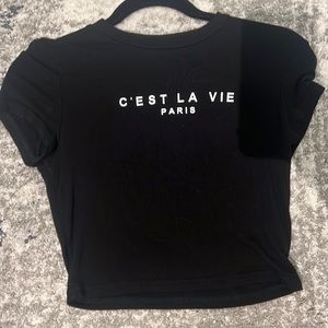 Black shirt